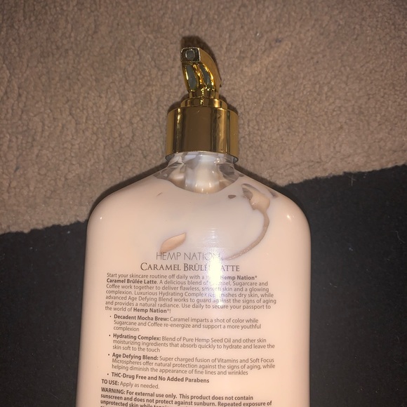 Caramel Brûlée Hemp Nation Moisturizer - Picture 2 of 2